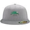 Flexfit 6210 Structured Flat Bill Fitted Hat Thumbnail