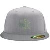 Flexfit 6210 Structured Flat Bill Fitted Hat Thumbnail