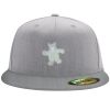 Flexfit 6210 Structured Flat Bill Fitted Hat Thumbnail