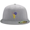 Flexfit 6210 Structured Flat Bill Fitted Hat Thumbnail