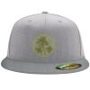 Flexfit 6210 Structured Flat Bill Fitted Hat Thumbnail