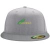 Flexfit 6210 Structured Flat Bill Fitted Hat Thumbnail