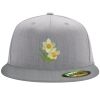 Flexfit 6210 Structured Flat Bill Fitted Hat Thumbnail