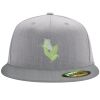Flexfit 6210 Structured Flat Bill Fitted Hat Thumbnail