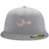 Flexfit 6210 Structured Flat Bill Fitted Hat Thumbnail
