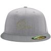 Flexfit 6210 Structured Flat Bill Fitted Hat Thumbnail