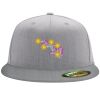 Flexfit 6210 Structured Flat Bill Fitted Hat Thumbnail