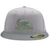 Flexfit 6210 Structured Flat Bill Fitted Hat Thumbnail
