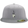 Flexfit 6210 Structured Flat Bill Fitted Hat Thumbnail