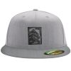 Flexfit 6210 Structured Flat Bill Fitted Hat Thumbnail