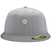 Flexfit 6210 Structured Flat Bill Fitted Hat Thumbnail