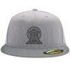 Flexfit 6210 Structured Flat Bill Fitted Hat Thumbnail