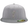 Flexfit 6210 Structured Flat Bill Fitted Hat Thumbnail