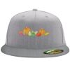 Flexfit 6210 Structured Flat Bill Fitted Hat Thumbnail