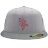 Flexfit 6210 Structured Flat Bill Fitted Hat Thumbnail