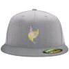 Flexfit 6210 Structured Flat Bill Fitted Hat Thumbnail