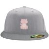 Flexfit 6210 Structured Flat Bill Fitted Hat Thumbnail