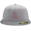Flexfit 6210 Structured Flat Bill Fitted Hat Thumbnail