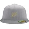 Flexfit 6210 Structured Flat Bill Fitted Hat Thumbnail