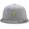 Flexfit 6210 Structured Flat Bill Fitted Hat Thumbnail