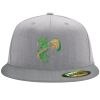 Flexfit 6210 Structured Flat Bill Fitted Hat Thumbnail