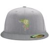 Flexfit 6210 Structured Flat Bill Fitted Hat Thumbnail