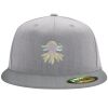 Flexfit 6210 Structured Flat Bill Fitted Hat Thumbnail