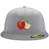 Flexfit 6210 Structured Flat Bill Fitted Hat Thumbnail