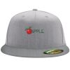 Flexfit 6210 Structured Flat Bill Fitted Hat Thumbnail