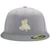 Flexfit 6210 Structured Flat Bill Fitted Hat Thumbnail