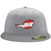 Flexfit 6210 Structured Flat Bill Fitted Hat Thumbnail
