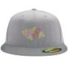 Flexfit 6210 Structured Flat Bill Fitted Hat Thumbnail