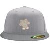 Flexfit 6210 Structured Flat Bill Fitted Hat Thumbnail
