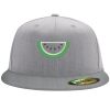 Flexfit 6210 Structured Flat Bill Fitted Hat Thumbnail
