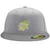 Flexfit 6210 Structured Flat Bill Fitted Hat Thumbnail
