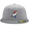 Flexfit 6210 Structured Flat Bill Fitted Hat Thumbnail