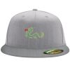 Flexfit 6210 Structured Flat Bill Fitted Hat Thumbnail