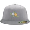 Flexfit 6210 Structured Flat Bill Fitted Hat Thumbnail