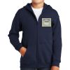 Youth Heavy Blend Full Zip Hooded Sweatshirt Thumbnail