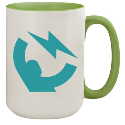 Merch Instant Logo - 15oz Colored Inner & Handle Mug Thumbnail