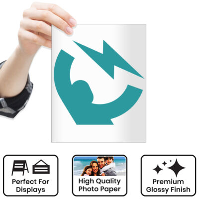 Merch Instant Logo - Picture 10x8 Vertical Thumbnail