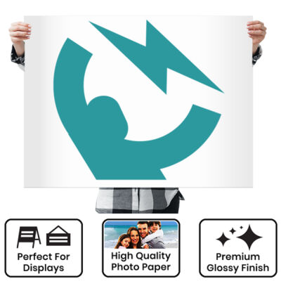 Merch Instant Logo - Poster 36x48 Horizontal Thumbnail