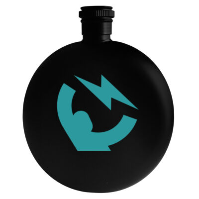 Merch Instant Logo - 5oz Round Flask Thumbnail